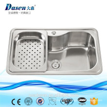Custom stainless steel big bowl kitchen sink for camping